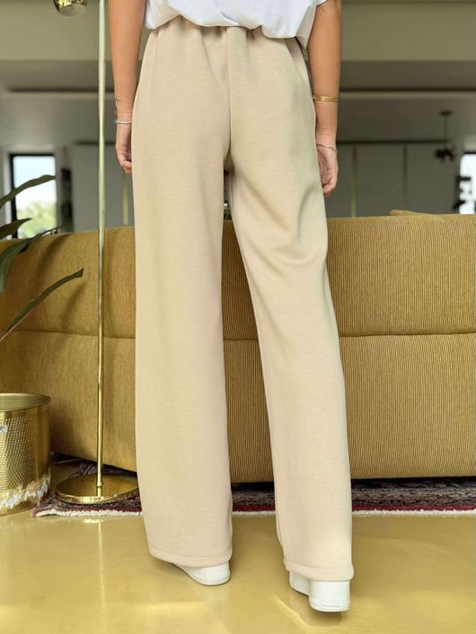 Made in Italy Cricket City Seamed Jogger Stone